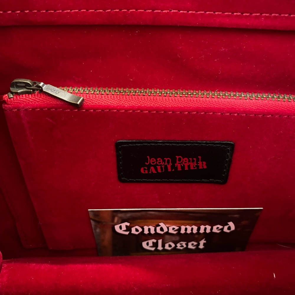 90’s Jean Paul Gaultier Leather Window Bag - Picture 2 of 4